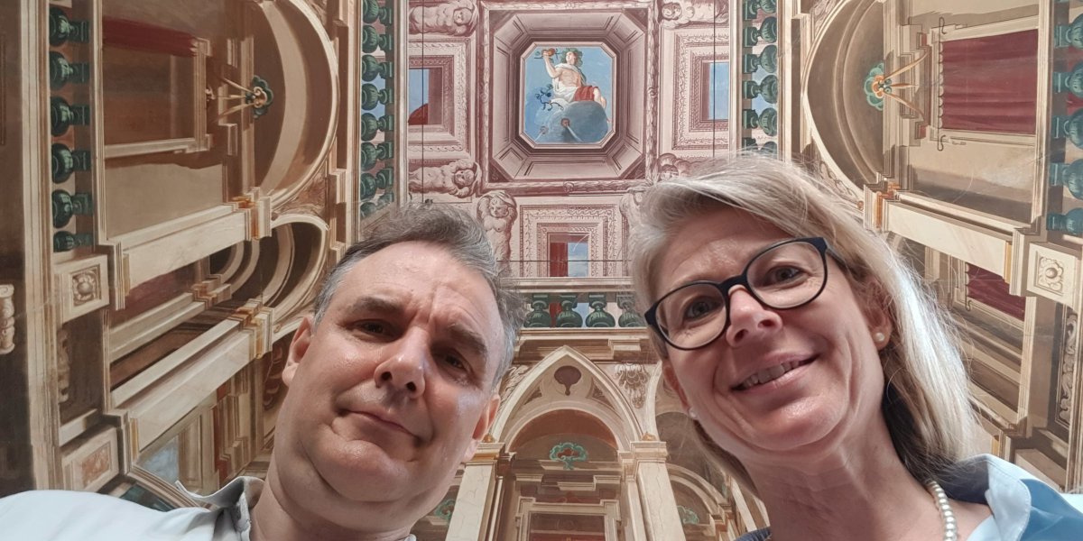 Im Palazzo Salis in Tiraono, 2021